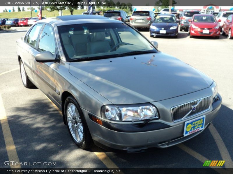 Ash Gold Metallic / Taupe/LightTaupe 2002 Volvo S80 2.9