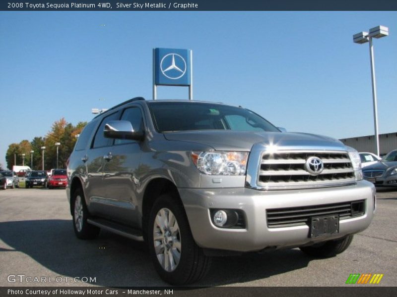 Silver Sky Metallic / Graphite 2008 Toyota Sequoia Platinum 4WD