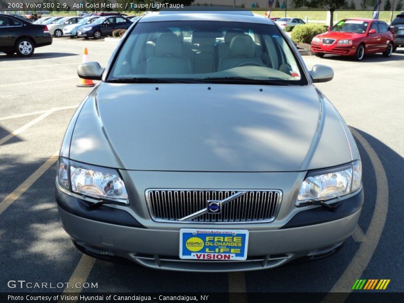 Ash Gold Metallic / Taupe/LightTaupe 2002 Volvo S80 2.9