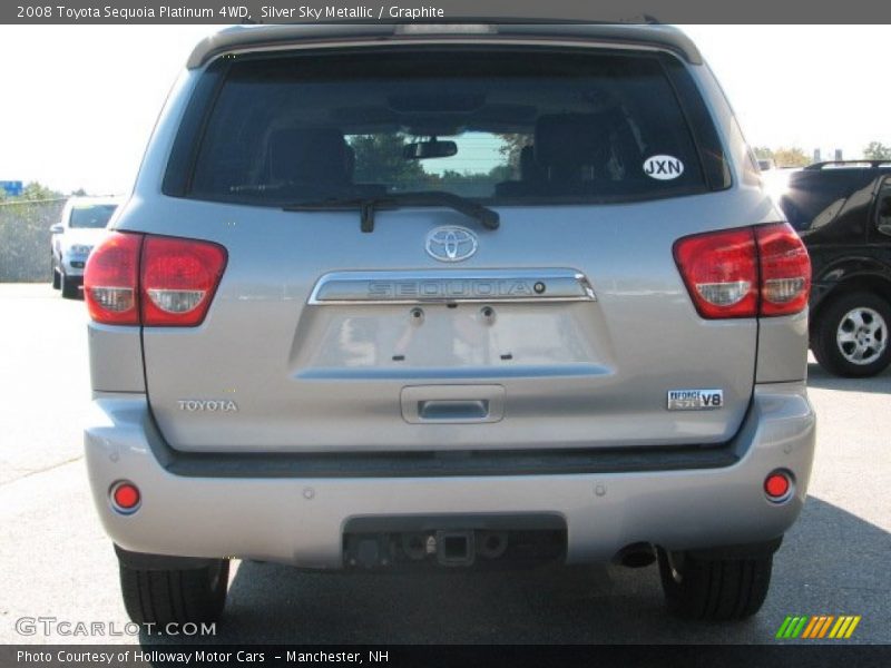 Silver Sky Metallic / Graphite 2008 Toyota Sequoia Platinum 4WD