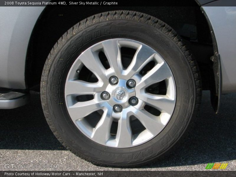 Silver Sky Metallic / Graphite 2008 Toyota Sequoia Platinum 4WD