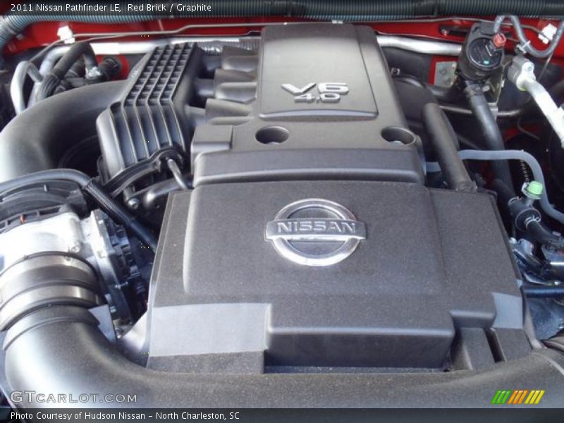 Red Brick / Graphite 2011 Nissan Pathfinder LE