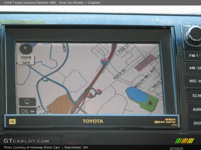 Silver Sky Metallic / Graphite 2008 Toyota Sequoia Platinum 4WD