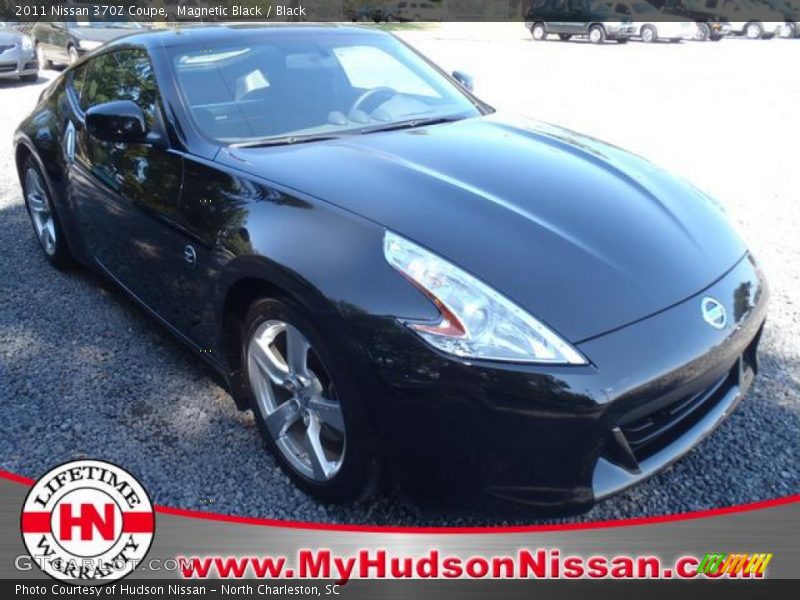 Magnetic Black / Black 2011 Nissan 370Z Coupe
