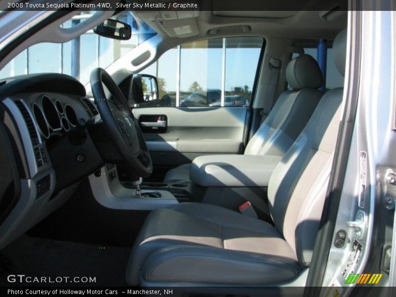 Silver Sky Metallic / Graphite 2008 Toyota Sequoia Platinum 4WD