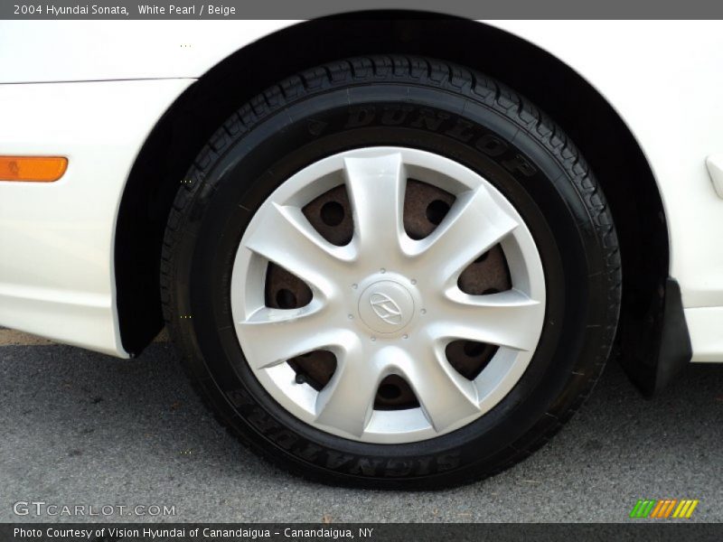 White Pearl / Beige 2004 Hyundai Sonata