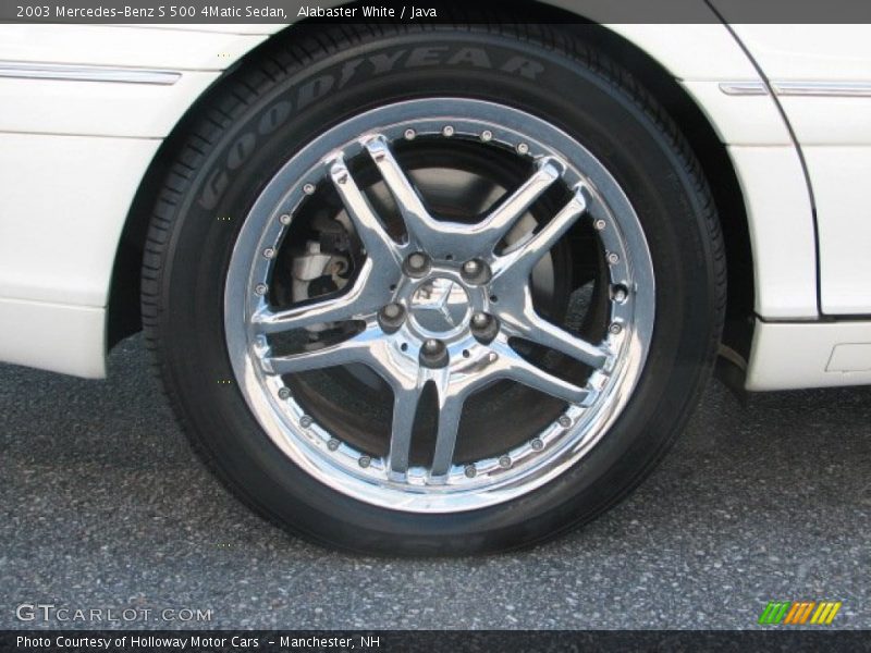 Alabaster White / Java 2003 Mercedes-Benz S 500 4Matic Sedan