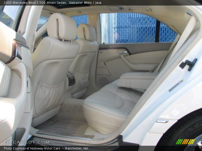 Alabaster White / Java 2003 Mercedes-Benz S 500 4Matic Sedan