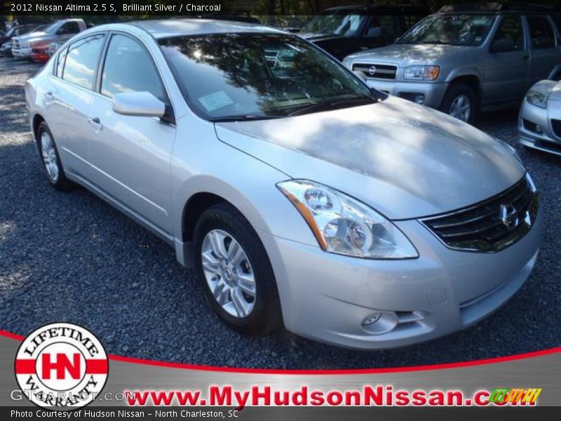 Brilliant Silver / Charcoal 2012 Nissan Altima 2.5 S