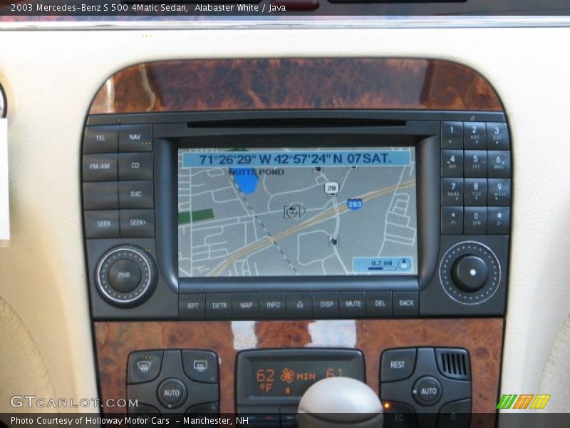 Alabaster White / Java 2003 Mercedes-Benz S 500 4Matic Sedan