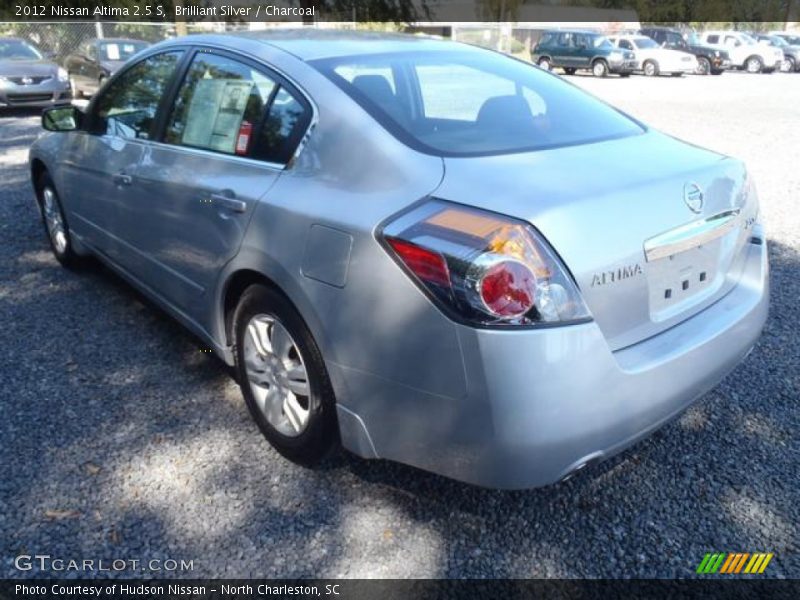 Brilliant Silver / Charcoal 2012 Nissan Altima 2.5 S
