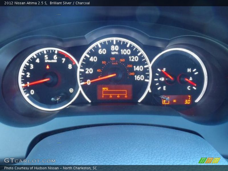 Brilliant Silver / Charcoal 2012 Nissan Altima 2.5 S