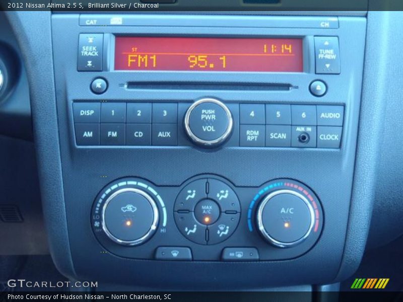 Brilliant Silver / Charcoal 2012 Nissan Altima 2.5 S