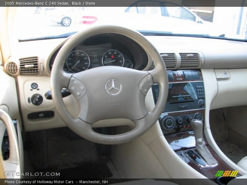 Black / Stone 2005 Mercedes-Benz C 240 Sedan
