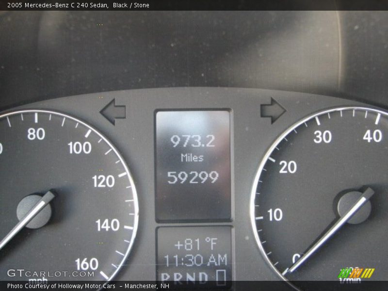Black / Stone 2005 Mercedes-Benz C 240 Sedan