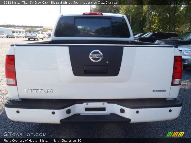 Blizzard White / Sport Apperance Gray/Charcoal 2012 Nissan Titan SV Crew Cab
