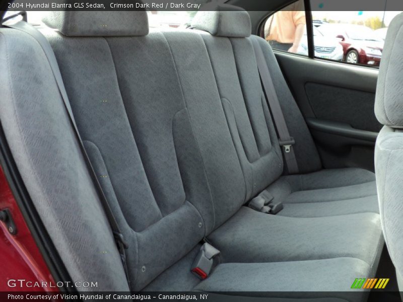 Crimson Dark Red / Dark Gray 2004 Hyundai Elantra GLS Sedan