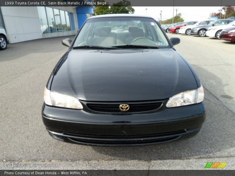 Satin Black Metallic / Pebble Beige 1999 Toyota Corolla CE