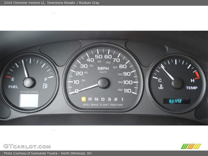 Silverstone Metallic / Medium Gray 2004 Chevrolet Venture LS