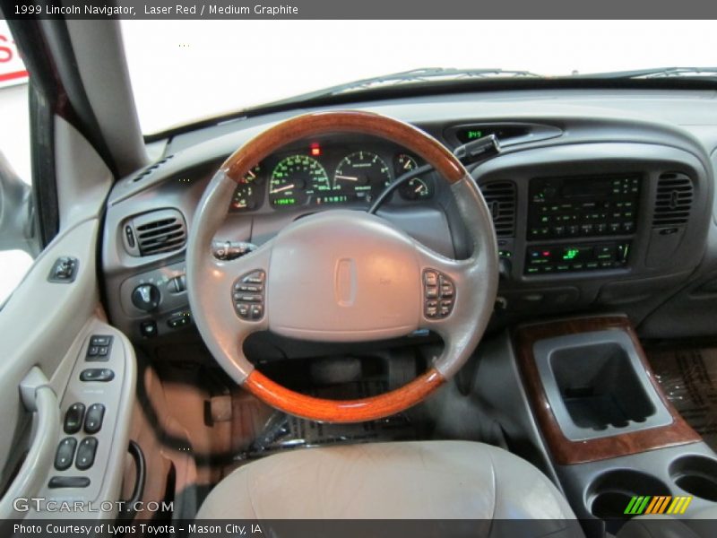 Laser Red / Medium Graphite 1999 Lincoln Navigator