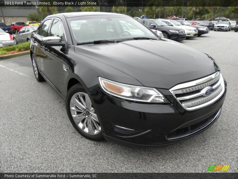 Ebony Black / Light Stone 2011 Ford Taurus Limited