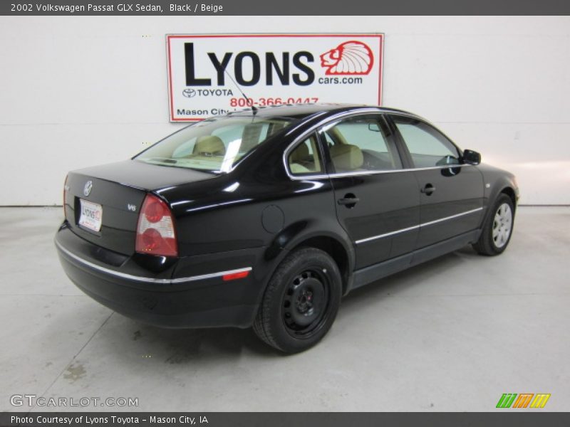Black / Beige 2002 Volkswagen Passat GLX Sedan