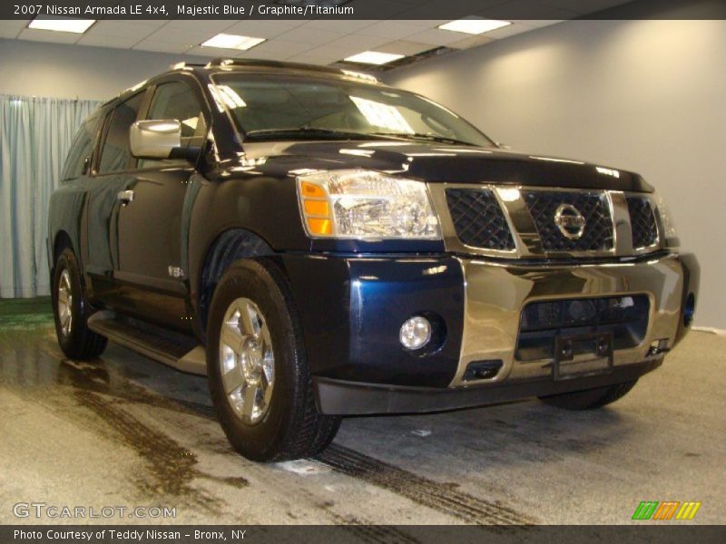 Majestic Blue / Graphite/Titanium 2007 Nissan Armada LE 4x4