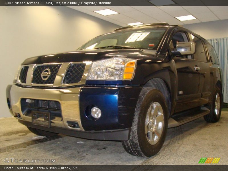 Majestic Blue / Graphite/Titanium 2007 Nissan Armada LE 4x4