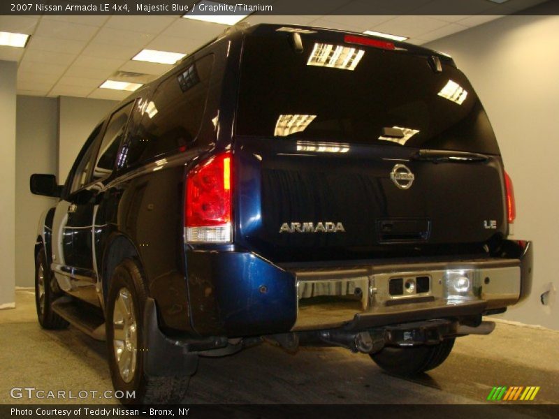 Majestic Blue / Graphite/Titanium 2007 Nissan Armada LE 4x4