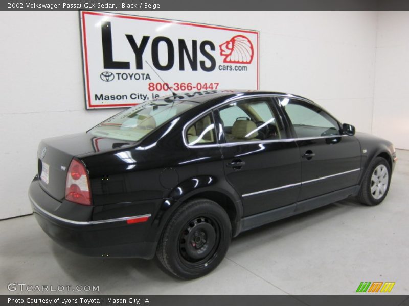 Black / Beige 2002 Volkswagen Passat GLX Sedan