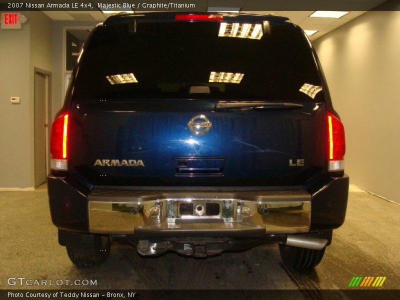Majestic Blue / Graphite/Titanium 2007 Nissan Armada LE 4x4