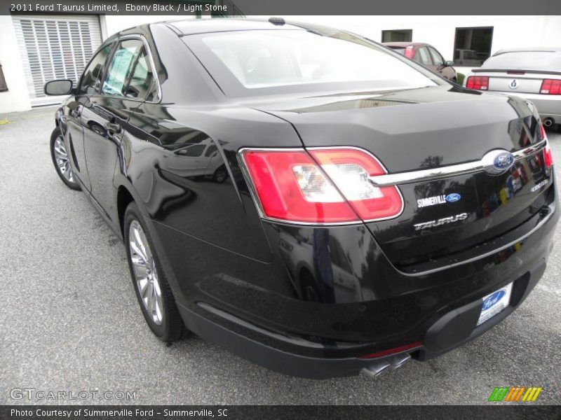 Ebony Black / Light Stone 2011 Ford Taurus Limited