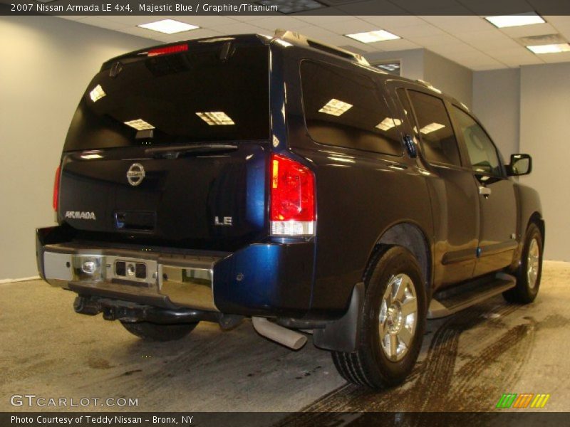 Majestic Blue / Graphite/Titanium 2007 Nissan Armada LE 4x4