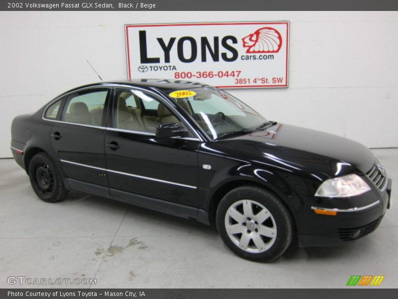 Black / Beige 2002 Volkswagen Passat GLX Sedan
