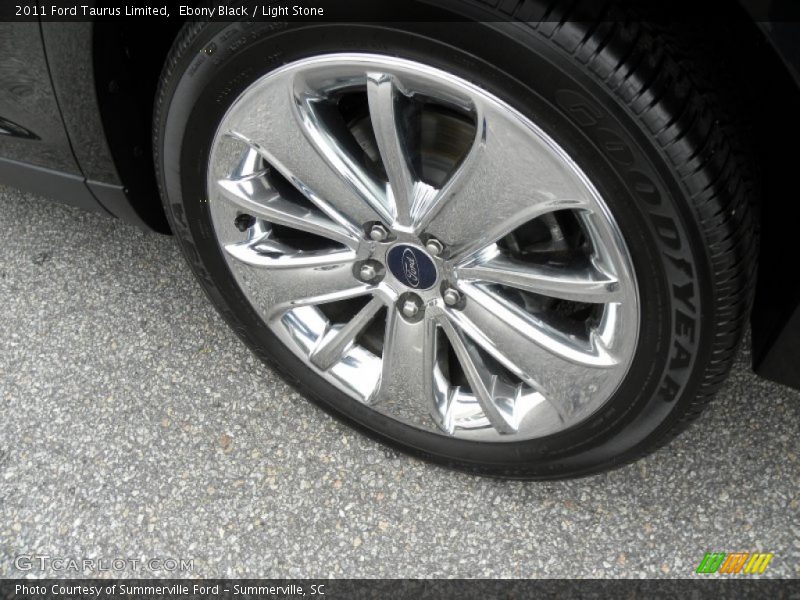 Ebony Black / Light Stone 2011 Ford Taurus Limited