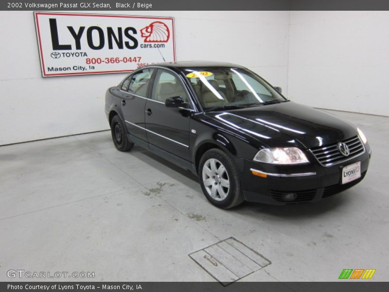 Black / Beige 2002 Volkswagen Passat GLX Sedan
