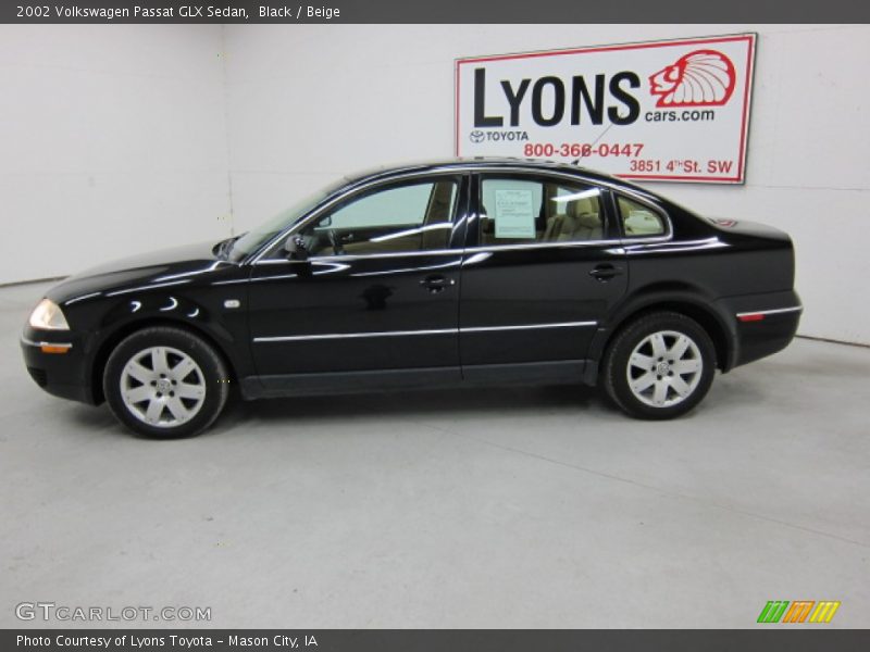 Black / Beige 2002 Volkswagen Passat GLX Sedan