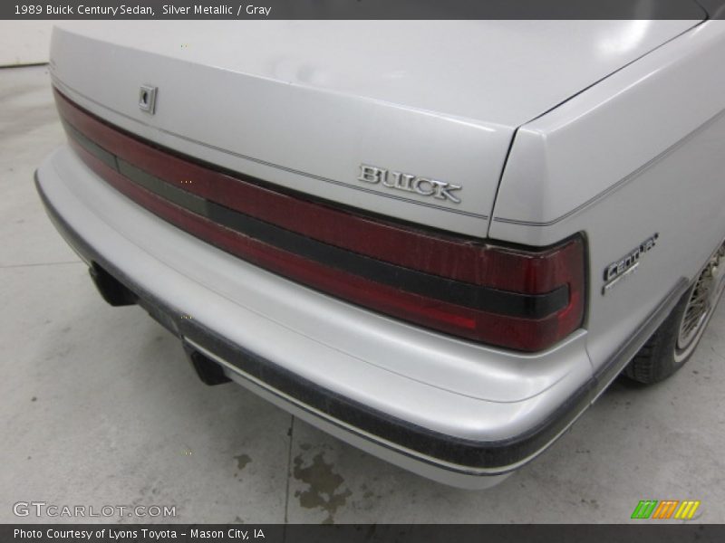 Silver Metallic / Gray 1989 Buick Century Sedan