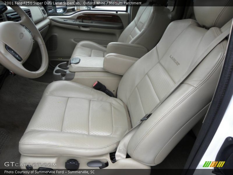  2001 F250 Super Duty Lariat SuperCab Medium Parchment Interior