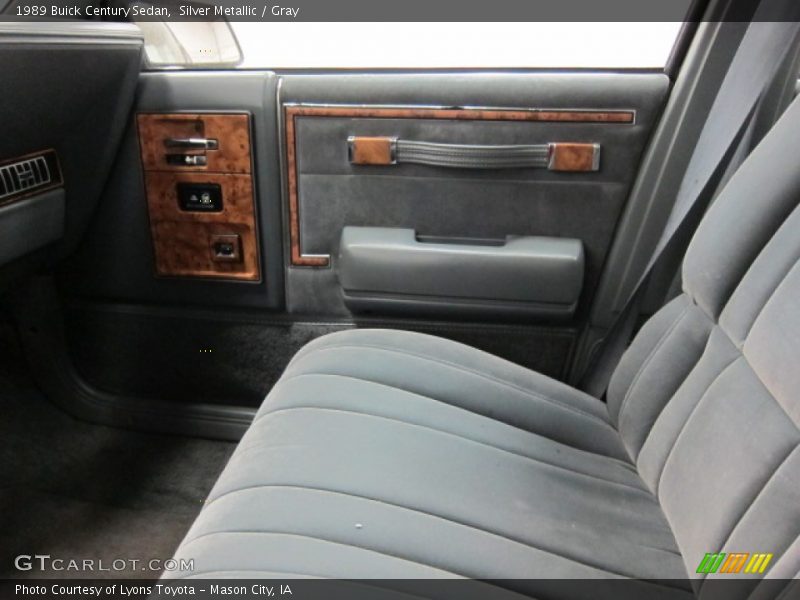 Silver Metallic / Gray 1989 Buick Century Sedan