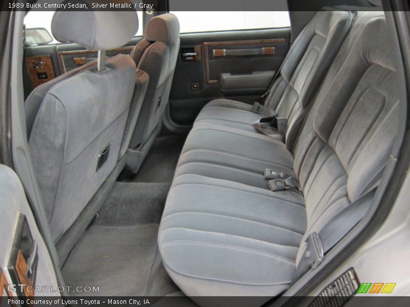  1989 Century Sedan Gray Interior