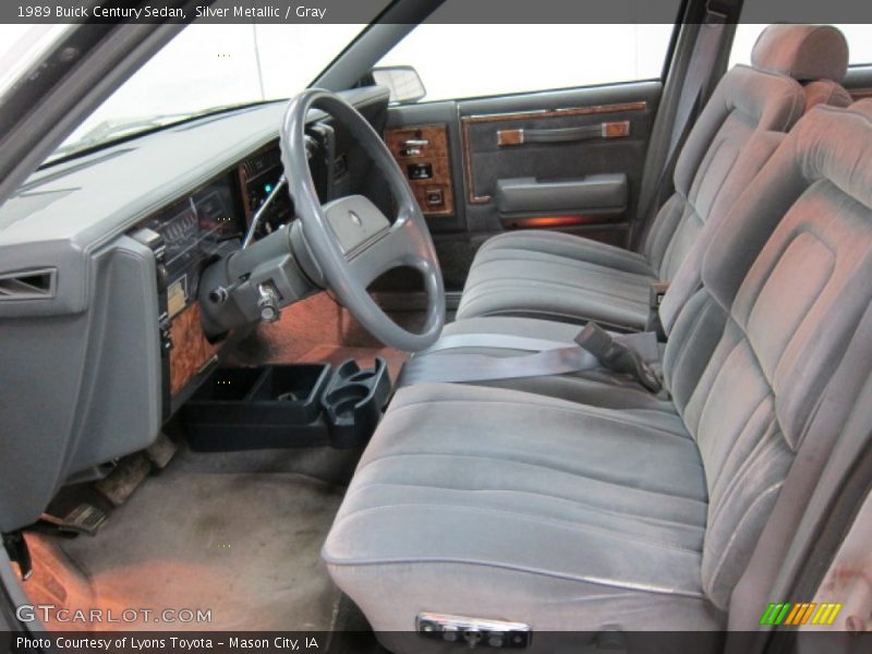  1989 Century Sedan Gray Interior