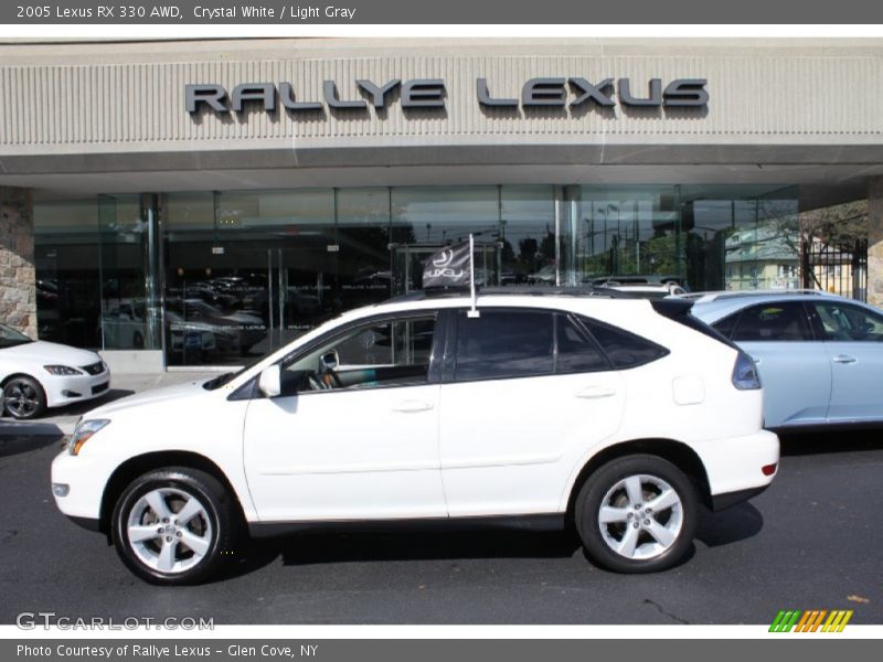 Crystal White / Light Gray 2005 Lexus RX 330 AWD