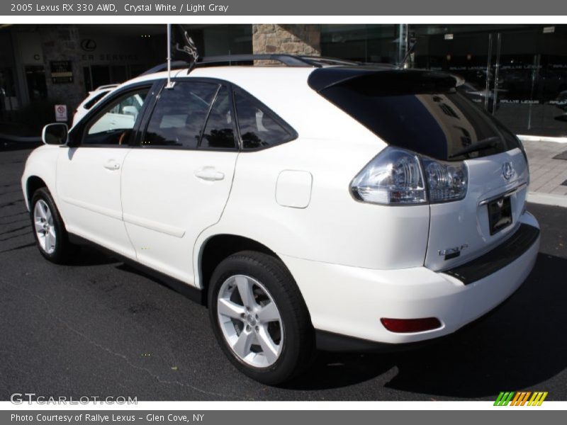 Crystal White / Light Gray 2005 Lexus RX 330 AWD