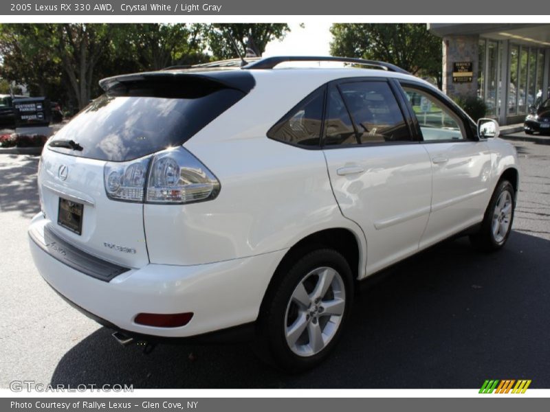 Crystal White / Light Gray 2005 Lexus RX 330 AWD