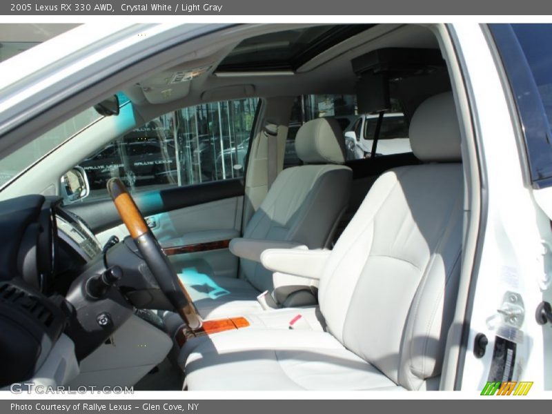 Crystal White / Light Gray 2005 Lexus RX 330 AWD