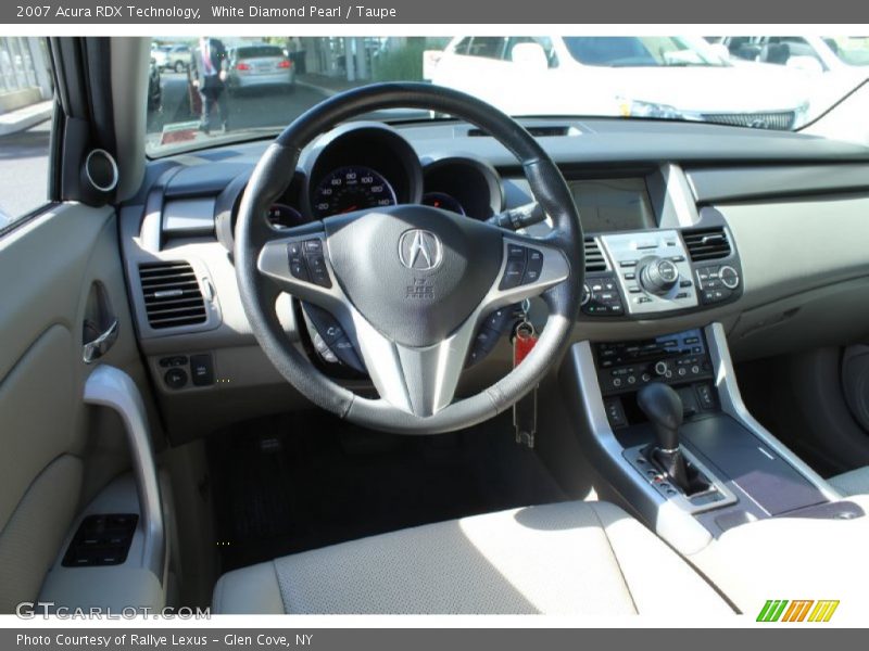 White Diamond Pearl / Taupe 2007 Acura RDX Technology