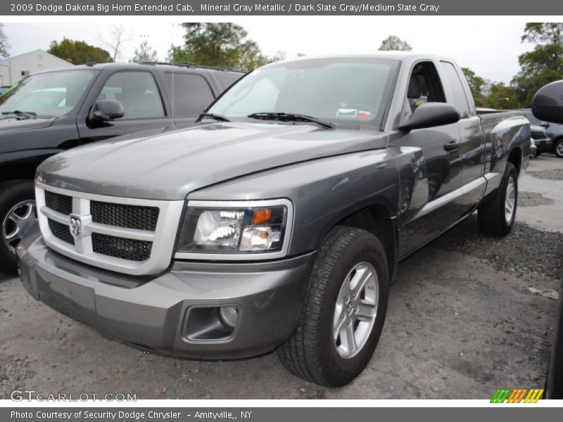 Mineral Gray Metallic / Dark Slate Gray/Medium Slate Gray 2009 Dodge Dakota Big Horn Extended Cab