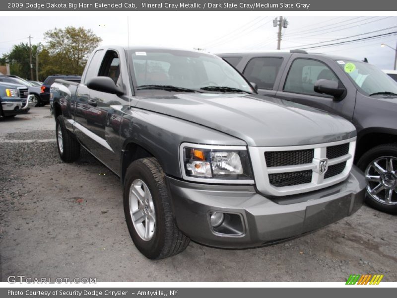 Mineral Gray Metallic / Dark Slate Gray/Medium Slate Gray 2009 Dodge Dakota Big Horn Extended Cab