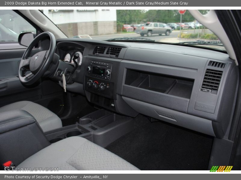 Mineral Gray Metallic / Dark Slate Gray/Medium Slate Gray 2009 Dodge Dakota Big Horn Extended Cab